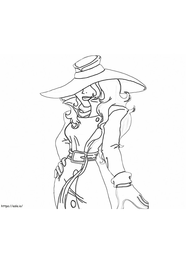 4.Carmen Sandiego boyama
