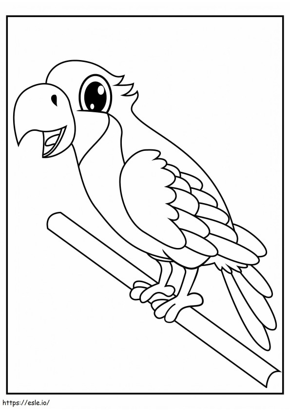 Happy Blonde coloring page