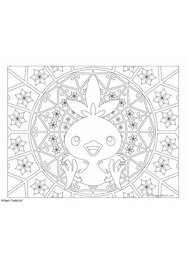 Coloriage Mandala Torchique à imprimer dessin