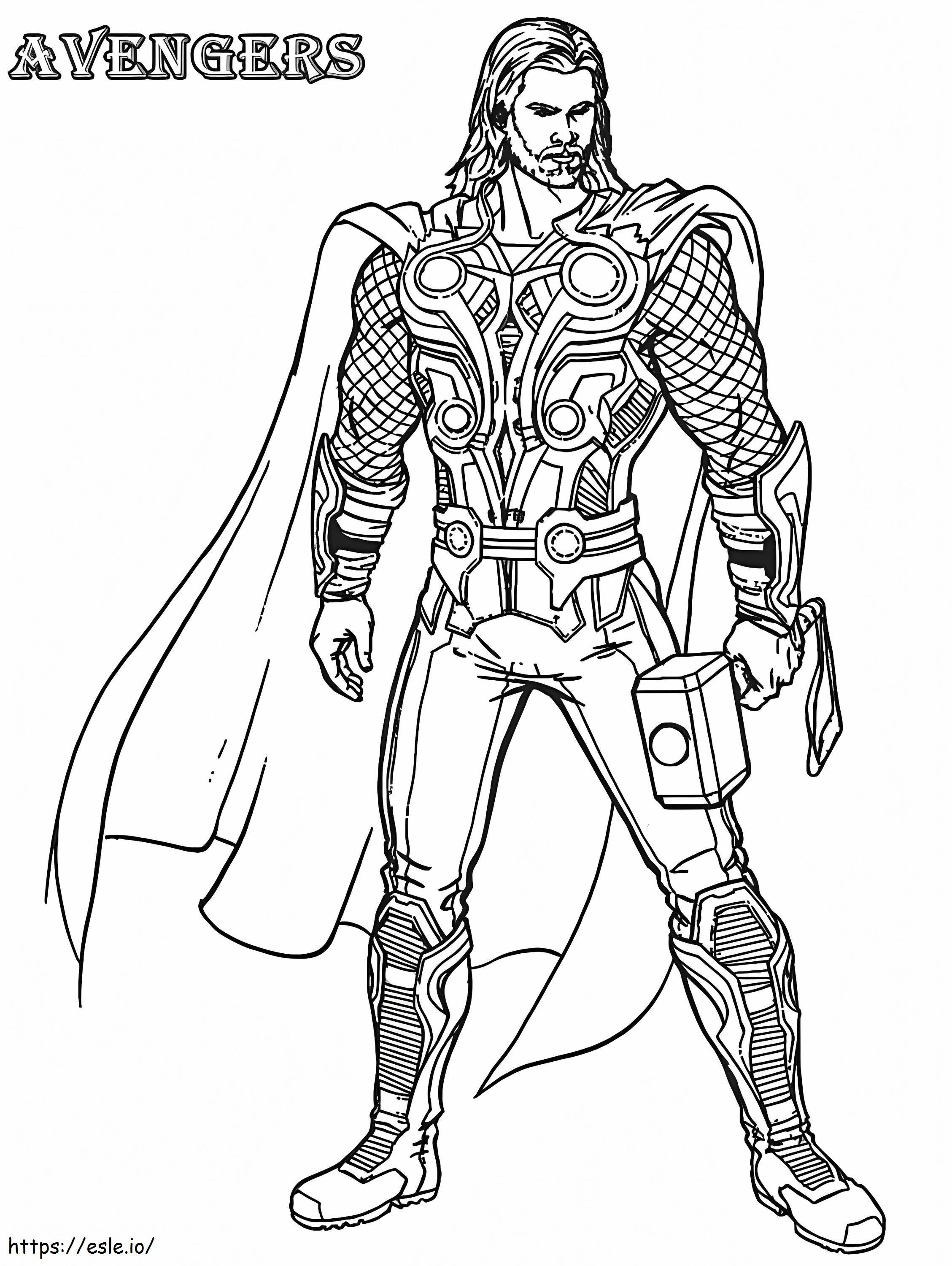 Avengers Thor värityskuva