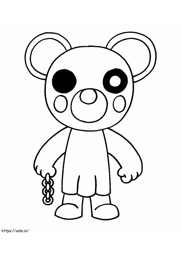 Mousy Piggy Roblox coloring page