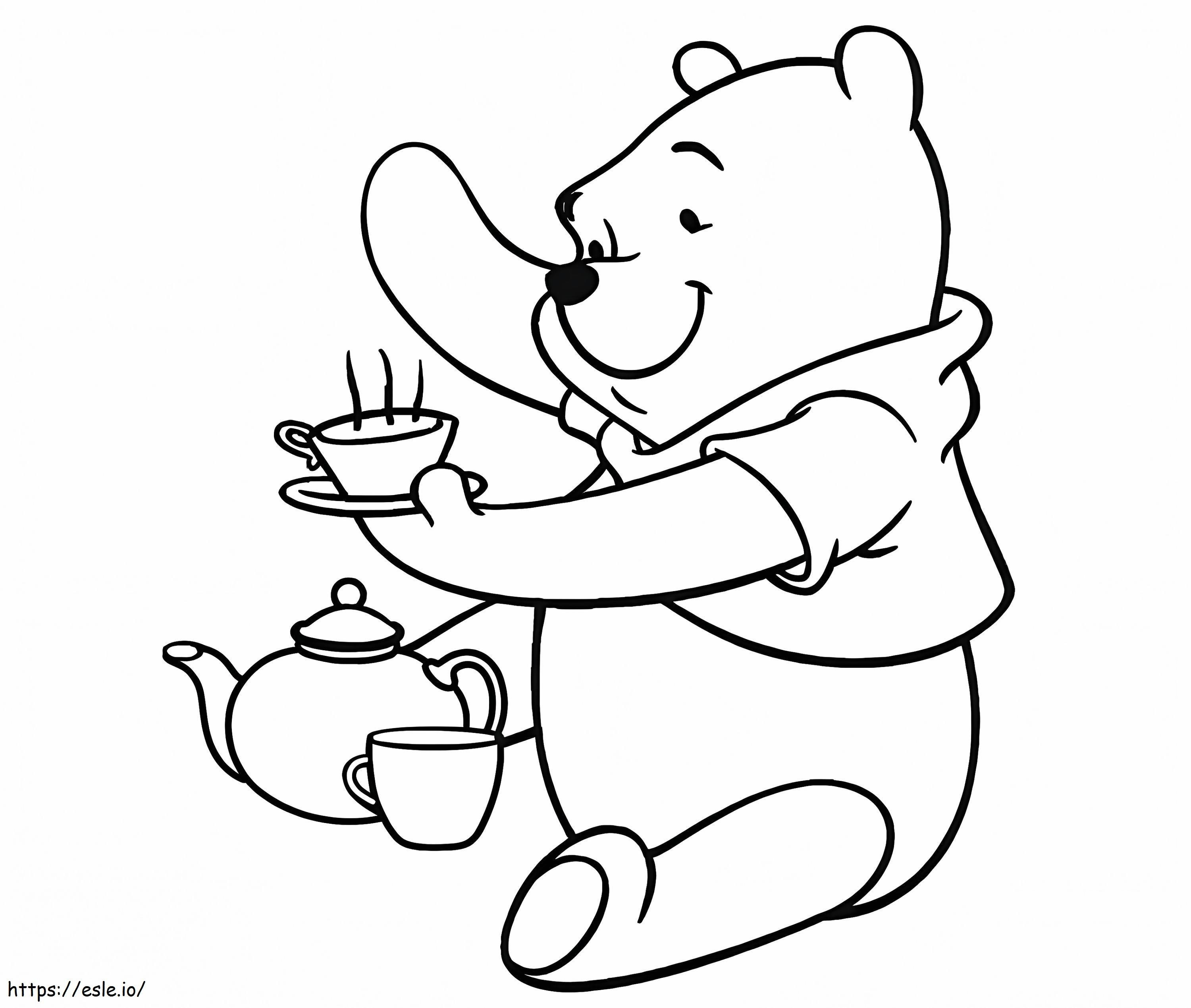 Simple Winnie The Pooh coloring page