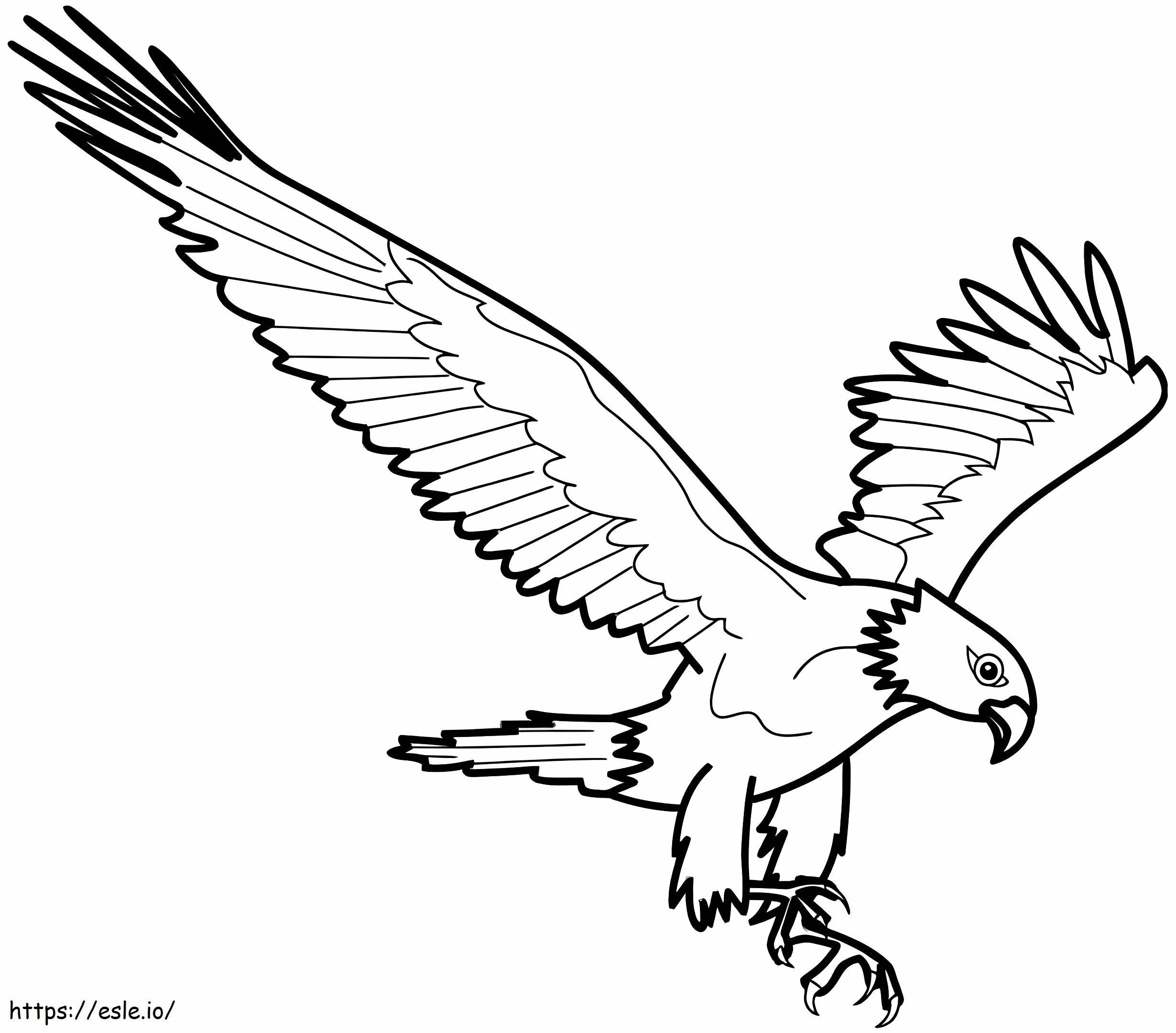Normal Eagle coloring page