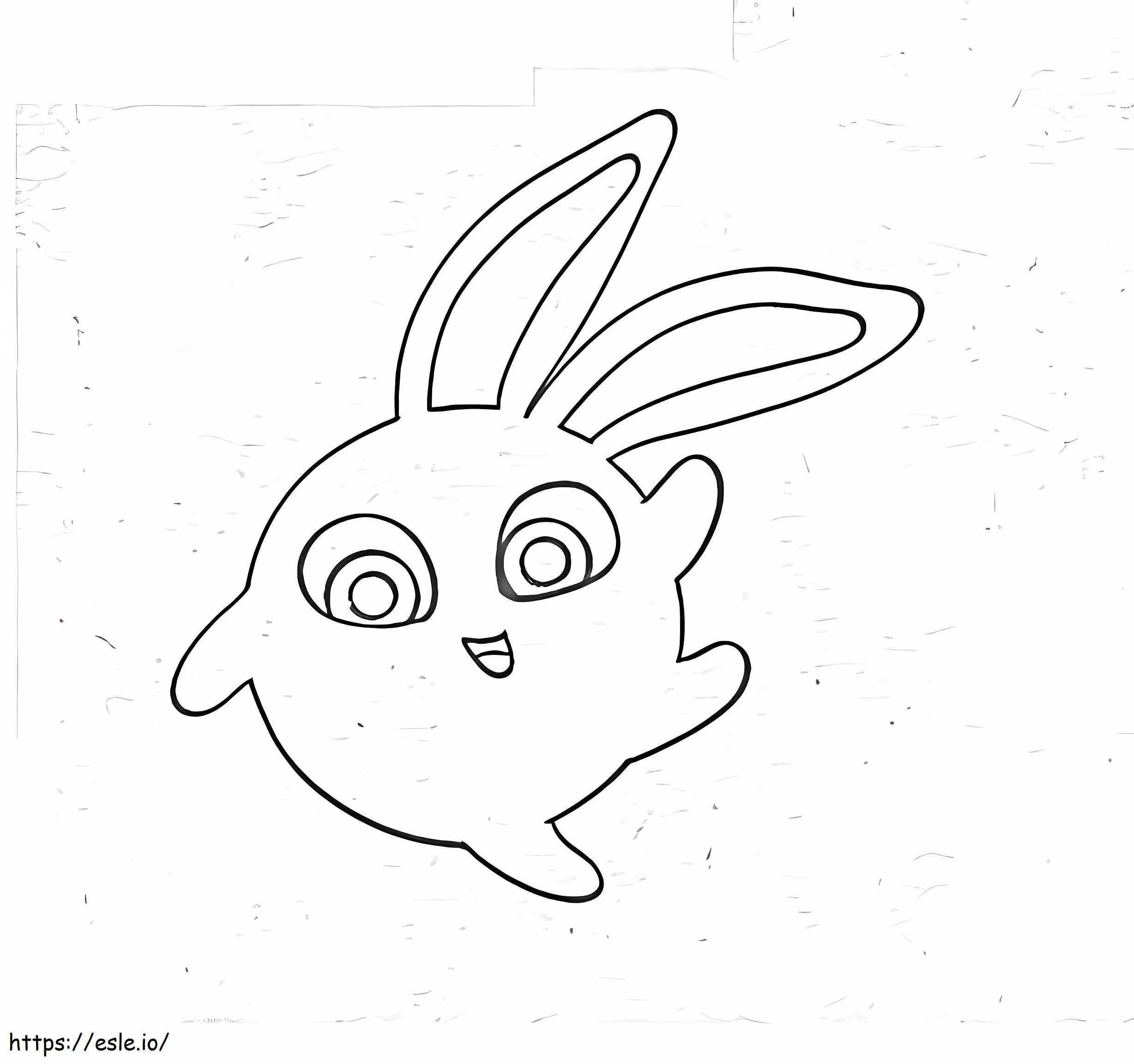 Coelhinhos ensolarados de Hopper para colorir