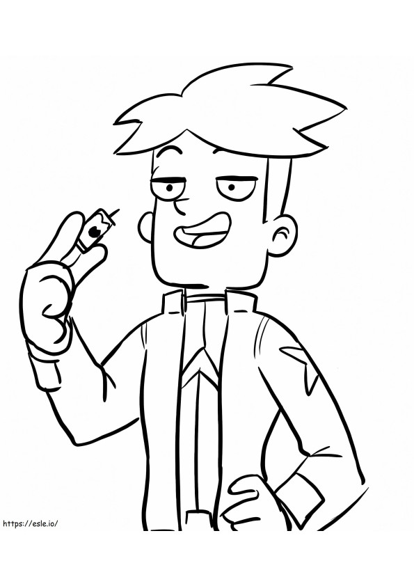 Gary Goodspeed Final Space coloring page