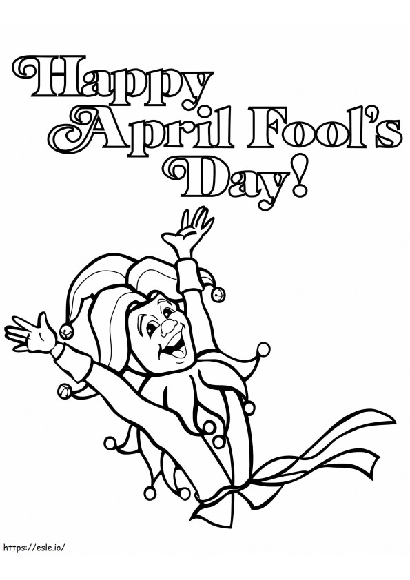 April Fools Day 4 coloring page