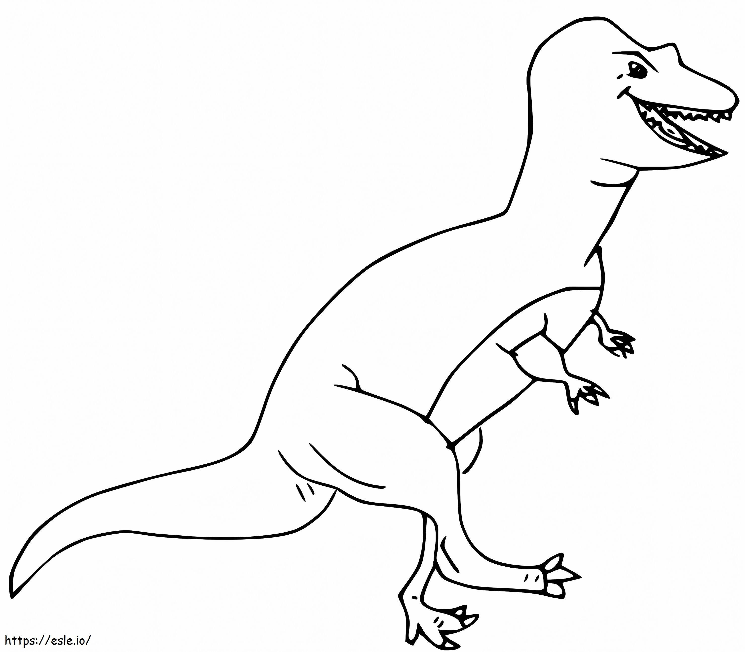 Hauska Allosaurus värityskuva
