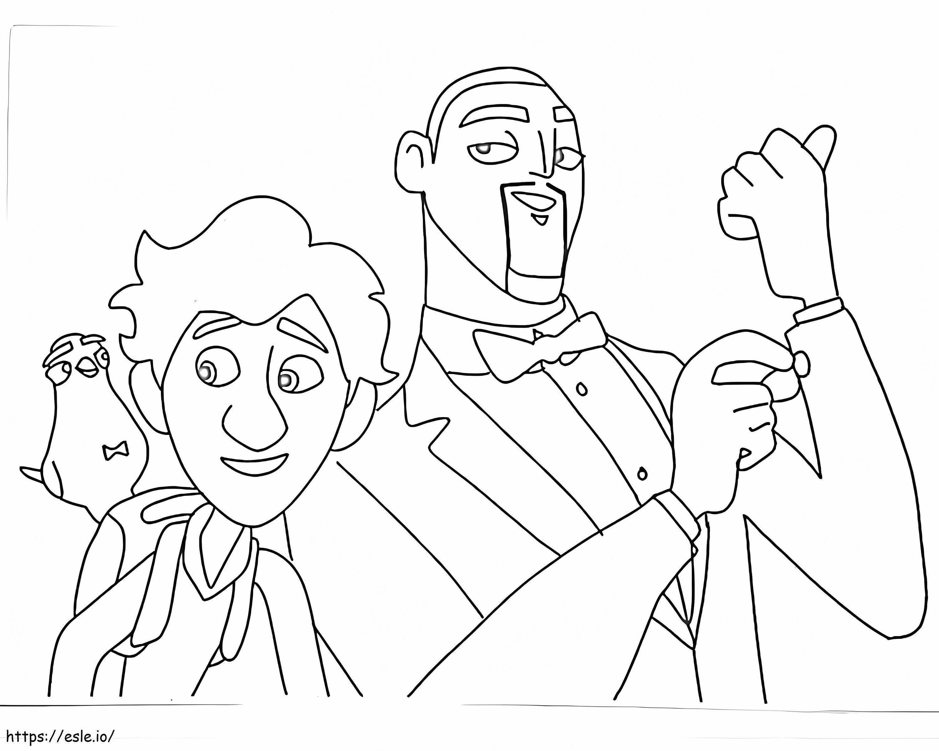 Walter And Lance Sterling coloring page