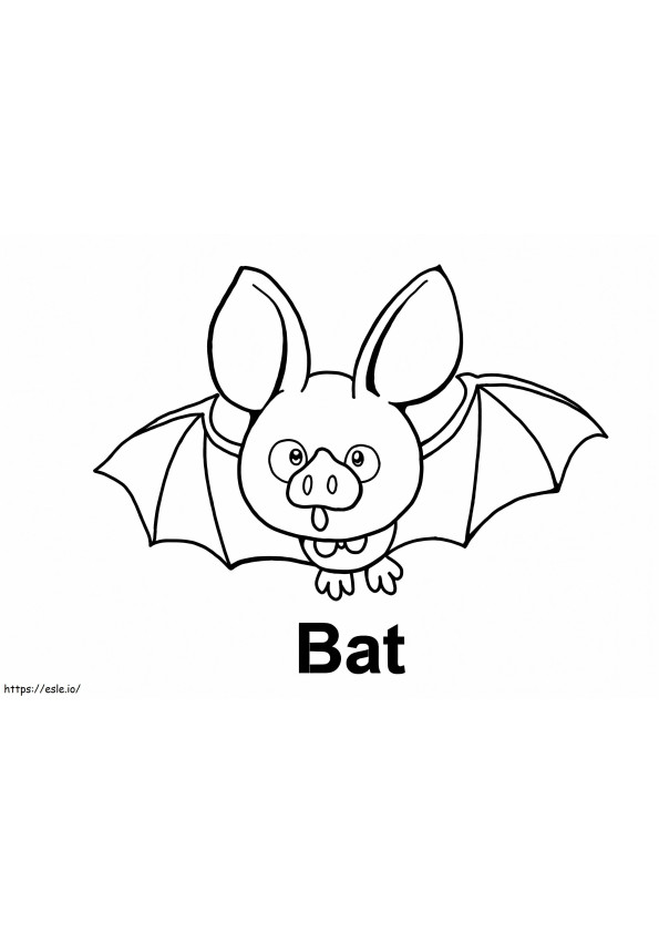 1526285364 The Cute Bat1 A4 E1600679404146 coloring page