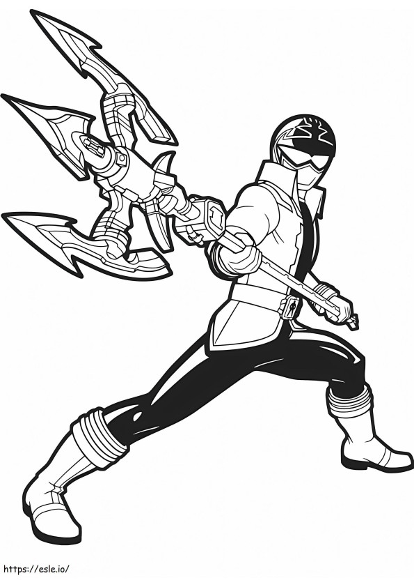 Power Rangers 14 coloring page