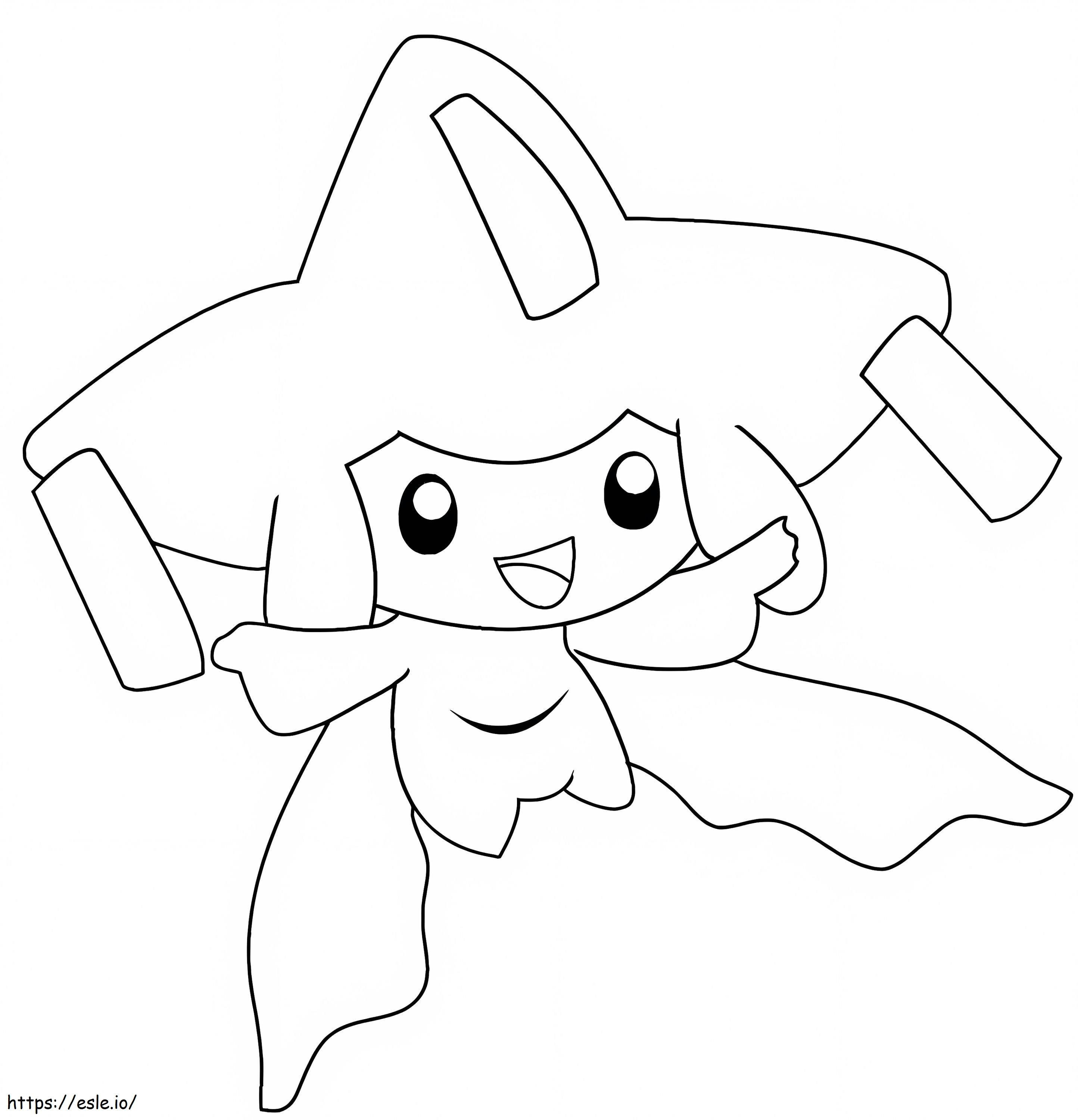 Coloriage Jirachi et Pokémon à imprimer dessin