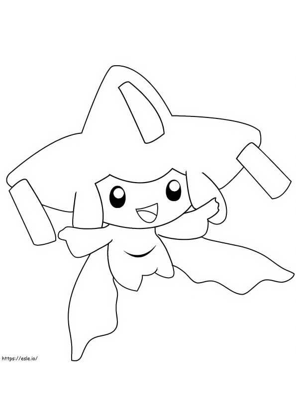 Jirachi En Pokemon coloring page