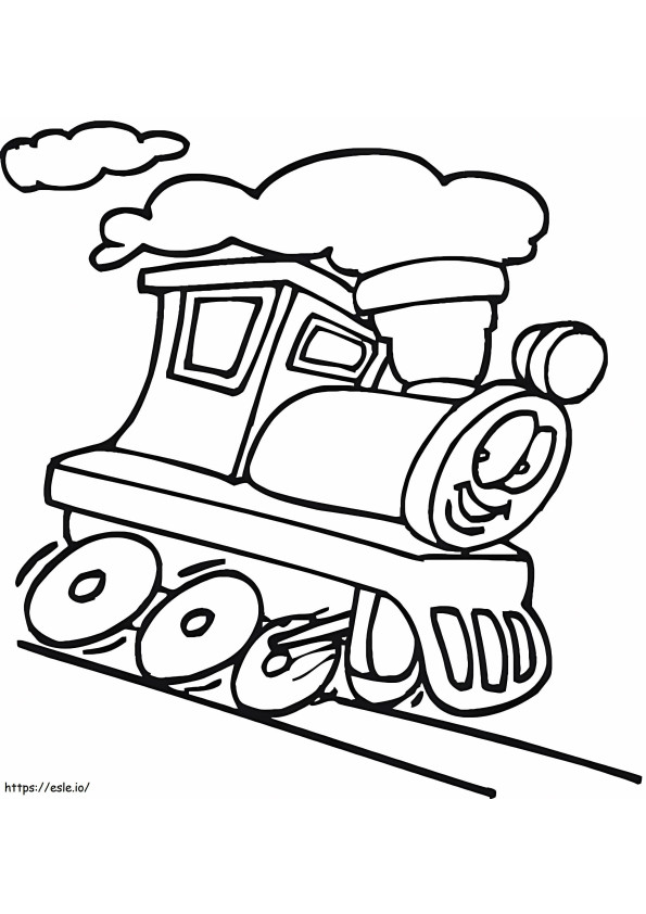Geanimeerde trein