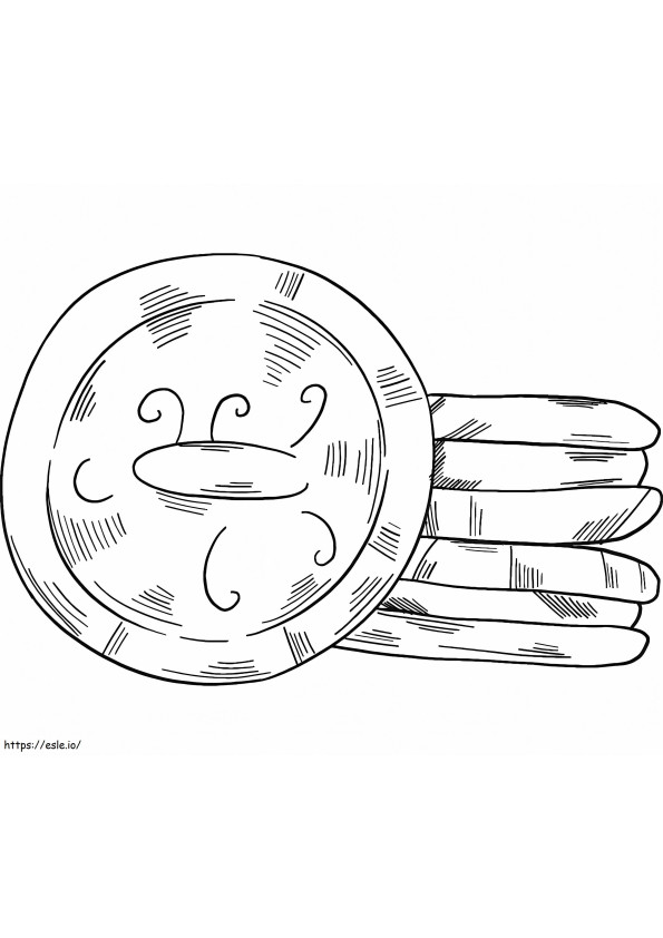Cookies 1 coloring page