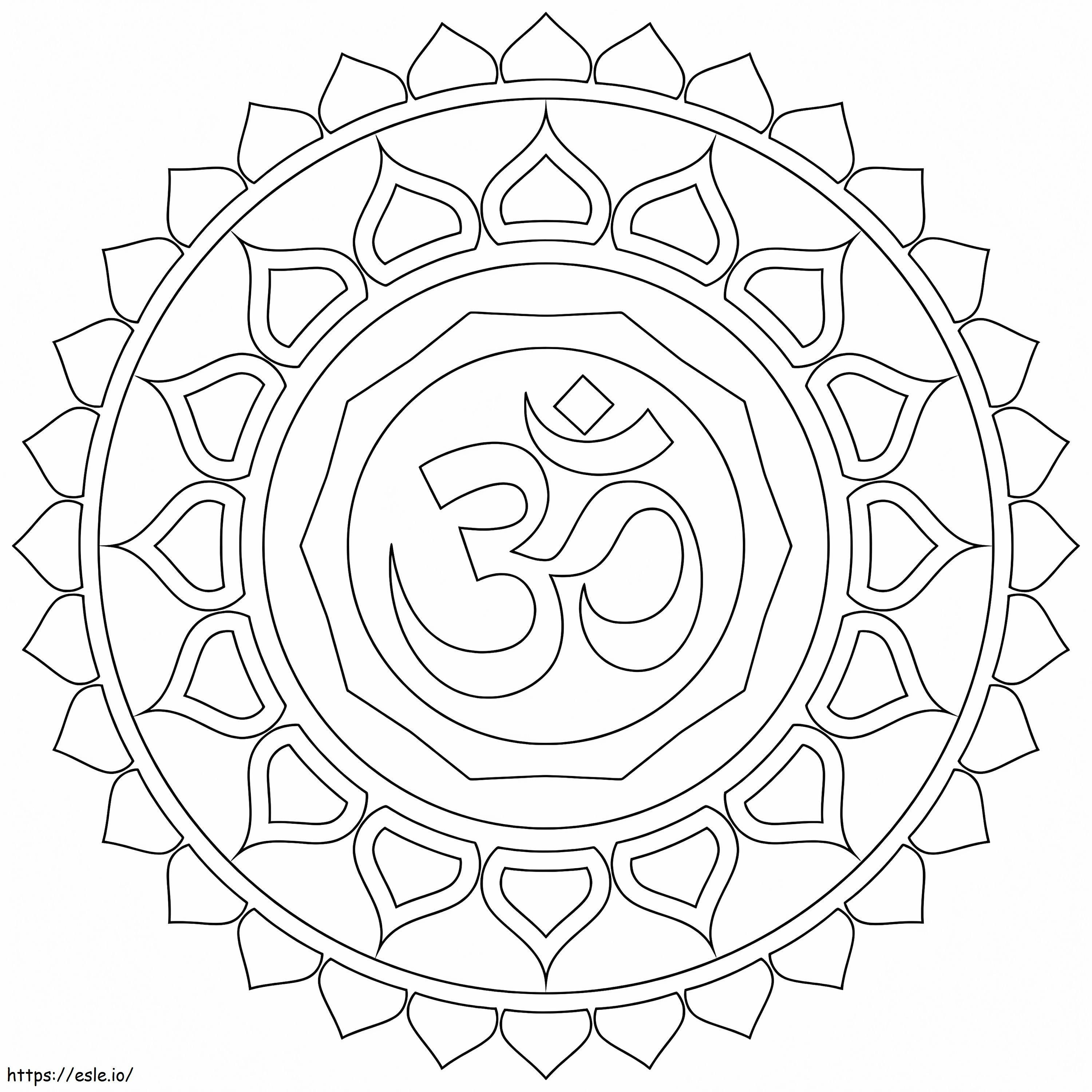 Mandala Körülbelül kifestő