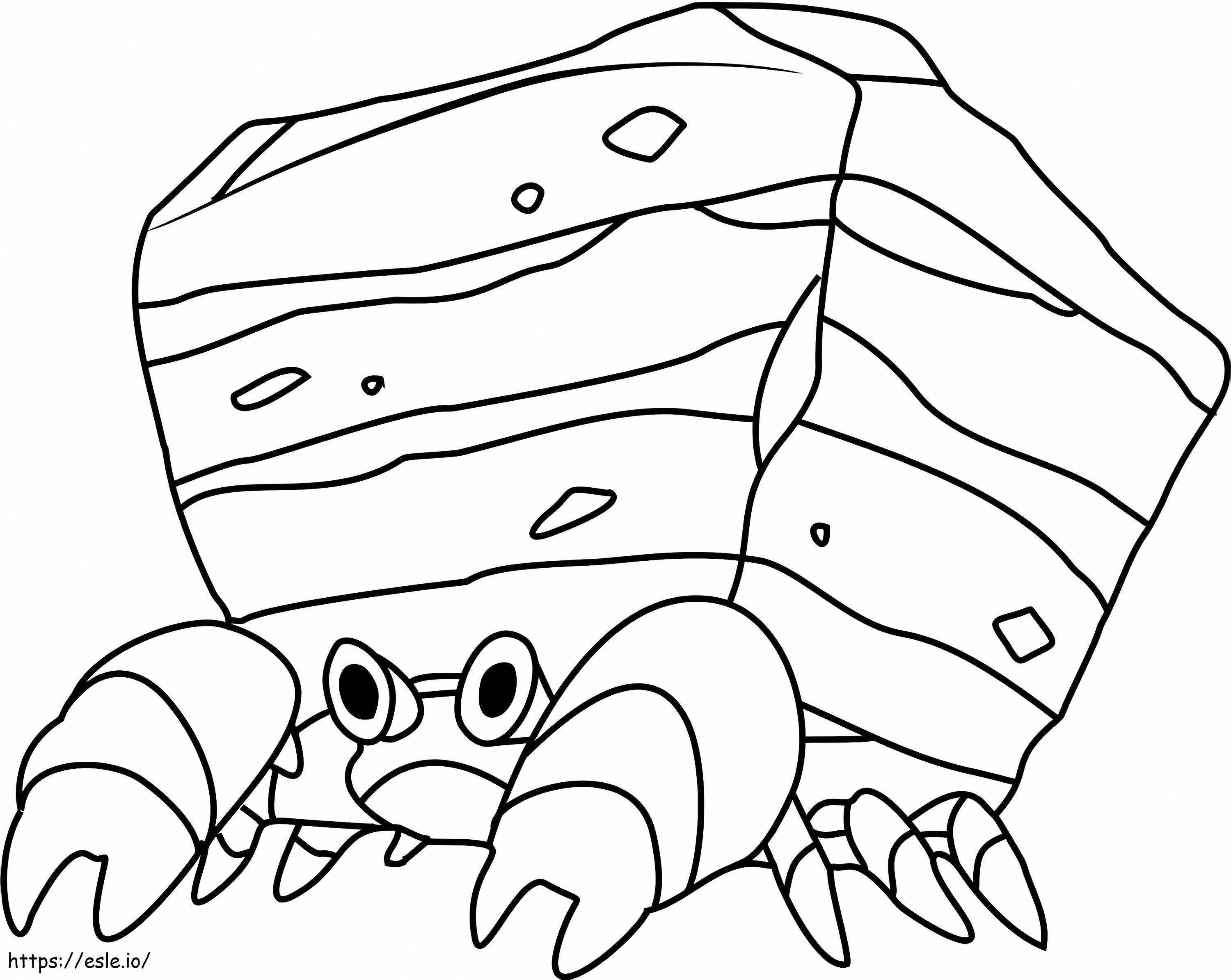 Crustle Gen 5 Pokémon ausmalbilder