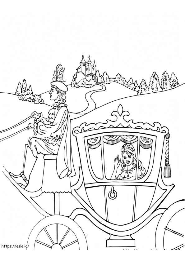 Princess Leonora Is Smiling coloring page