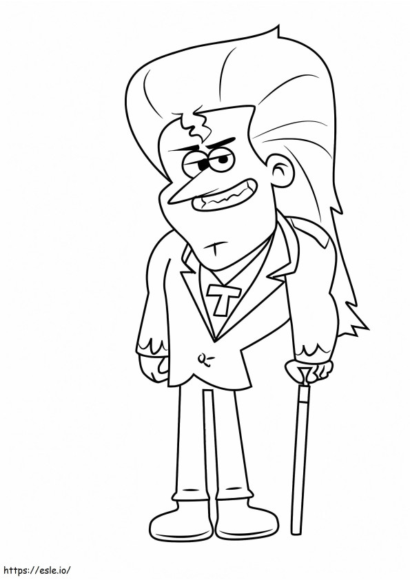 Tommy Sparkle From Looped coloring page
