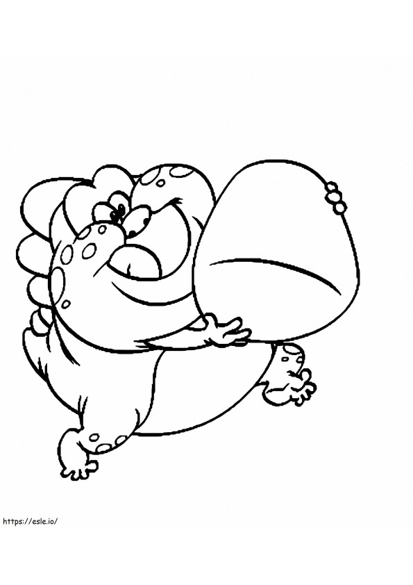 Jolly In Candyland coloring page