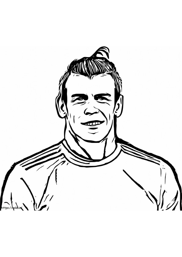 Gareth Bale4 kleurplaat