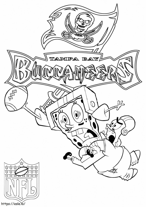 Print Tampa Bay Buccaneers coloring page