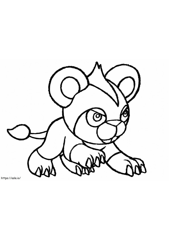 Druckbares Litleo-Pokémon ausmalbilder
