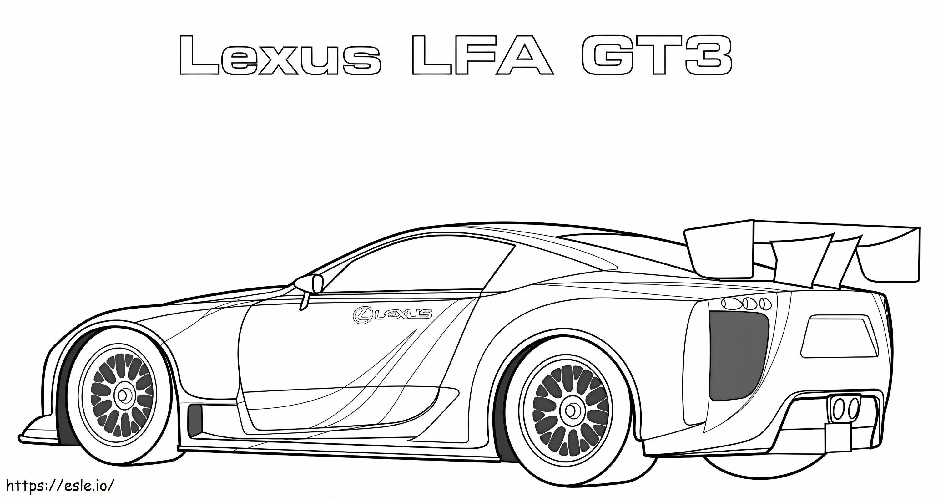 1560496447 Lexus Lfa Gt3 A4 coloring page