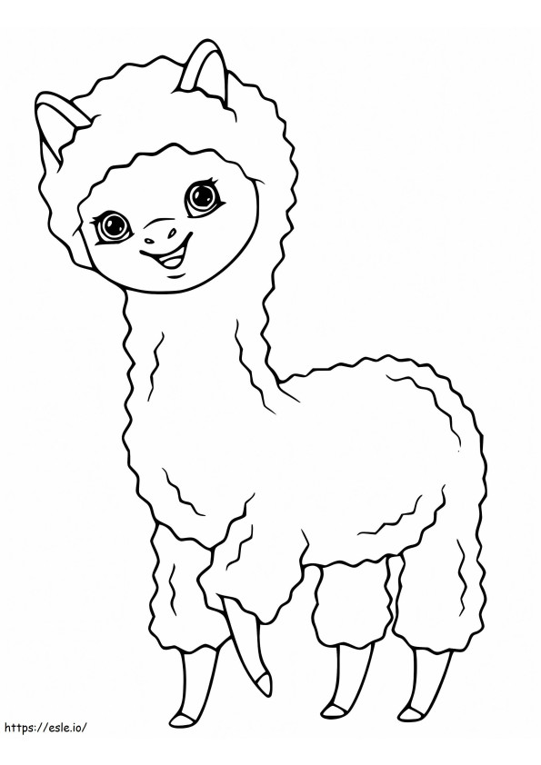 Alpaca Lucu Tersenyum