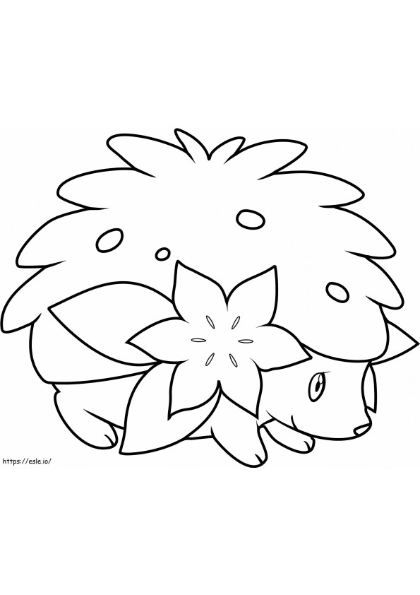 Coloriage 1530328915 Pokémon Shaymin1 à imprimer dessin