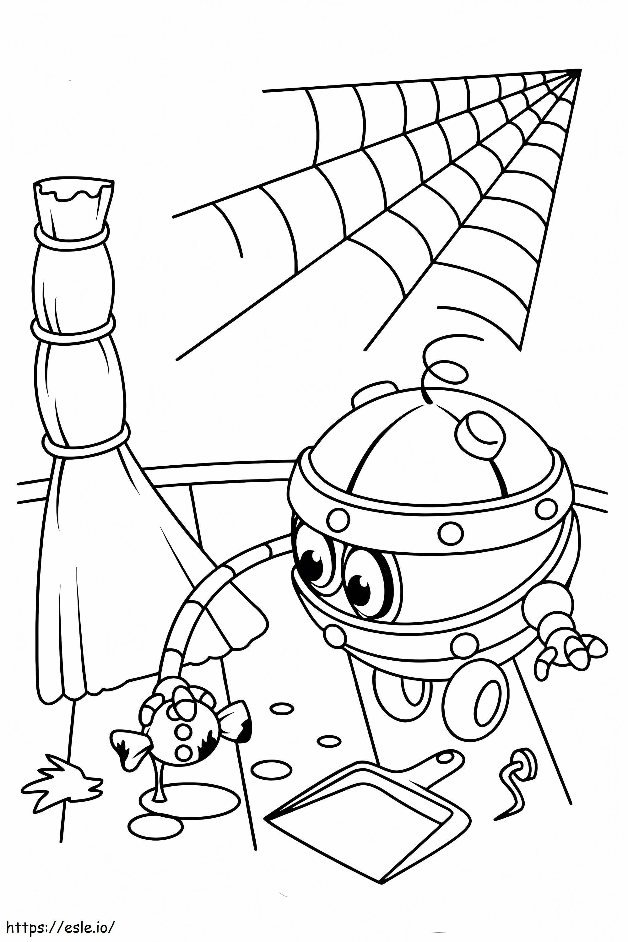 Fertilizer Robot coloring page