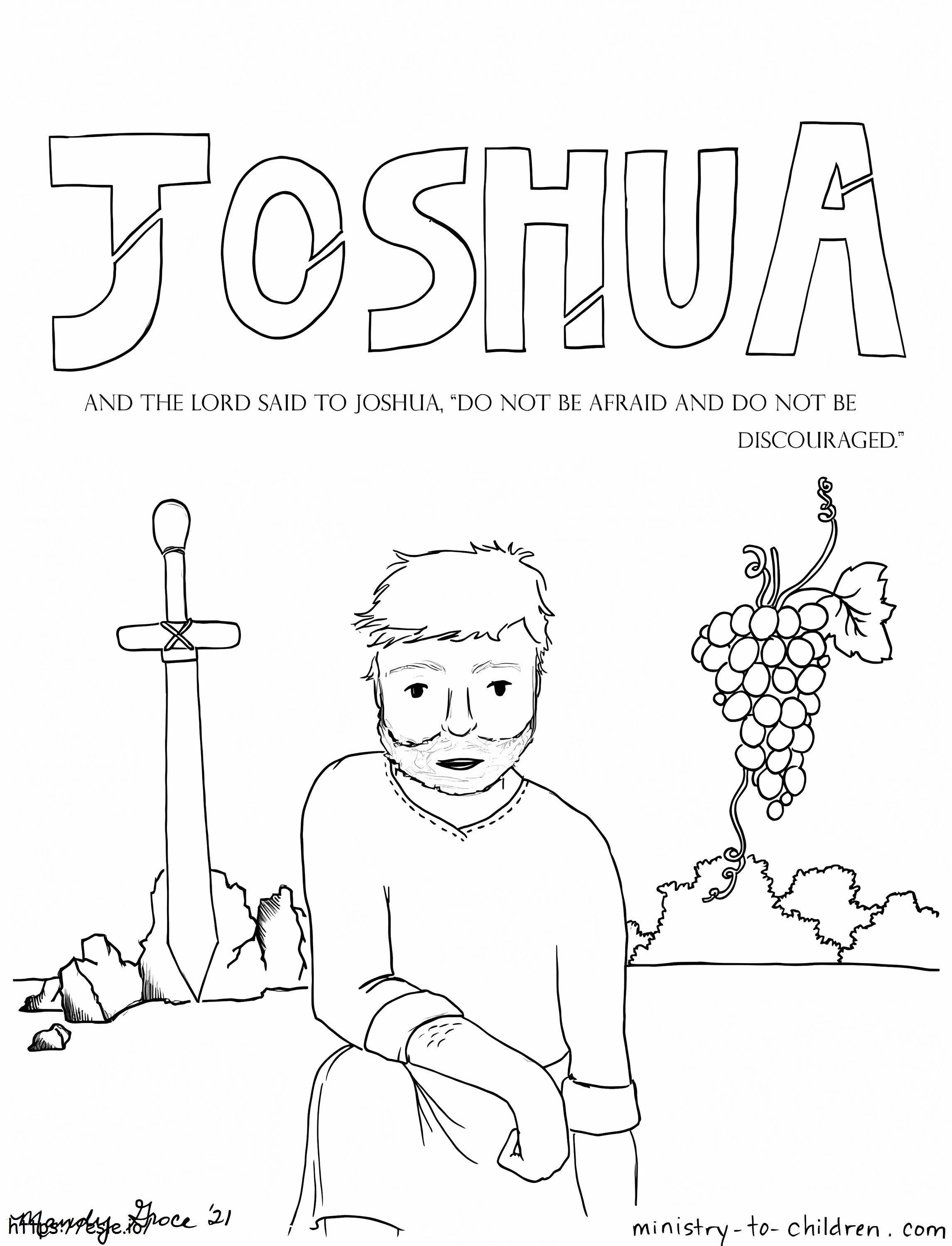 Nyomtatható Joshua kifestő