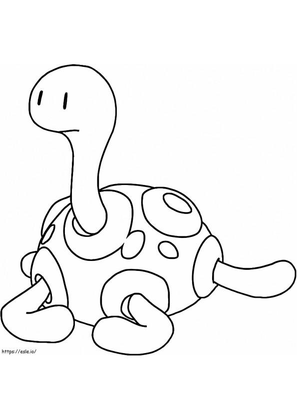 Shuckle Pokemon 4 coloring page