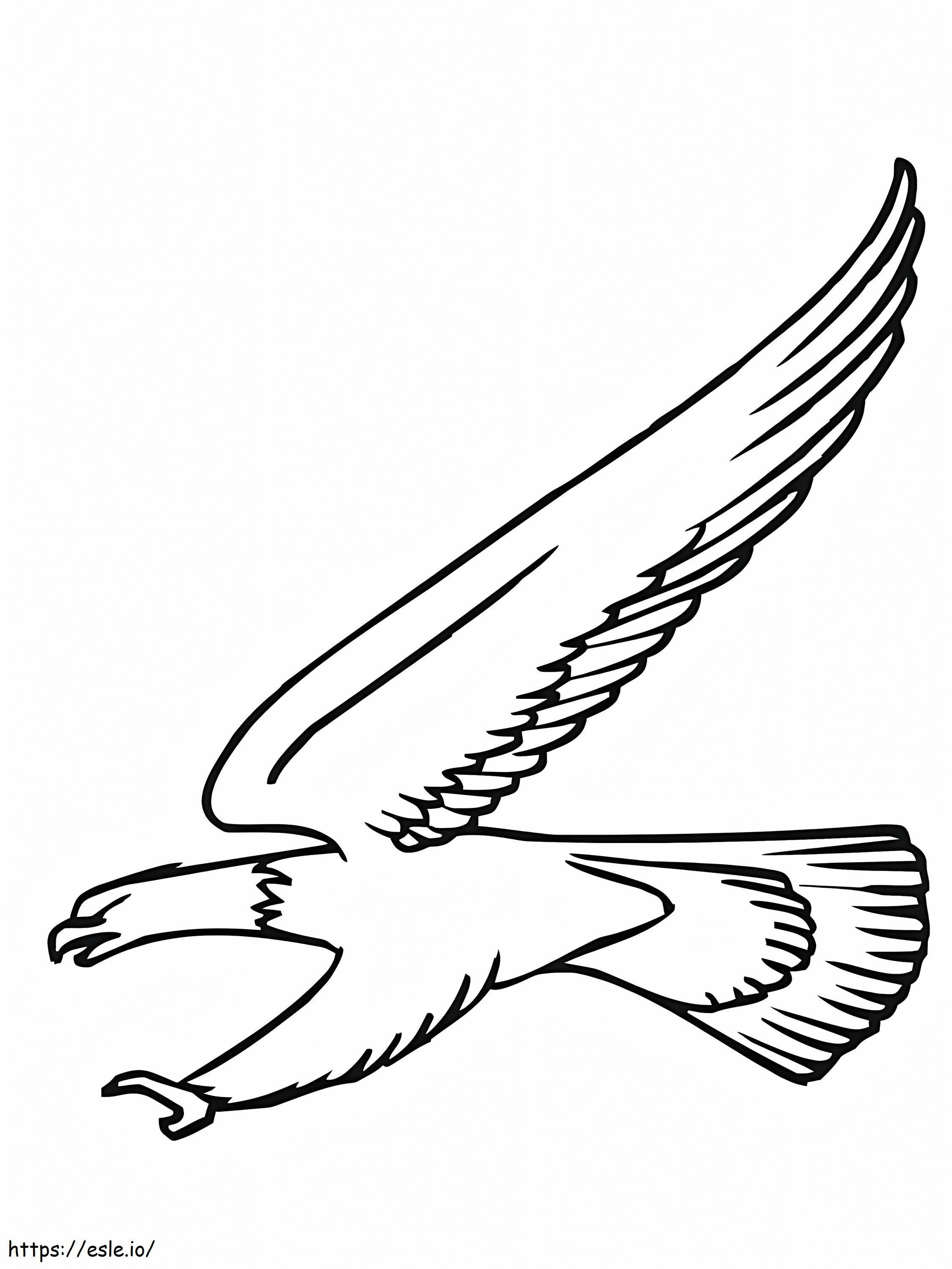 Weißkopfseeadler-Angriff ausmalbilder