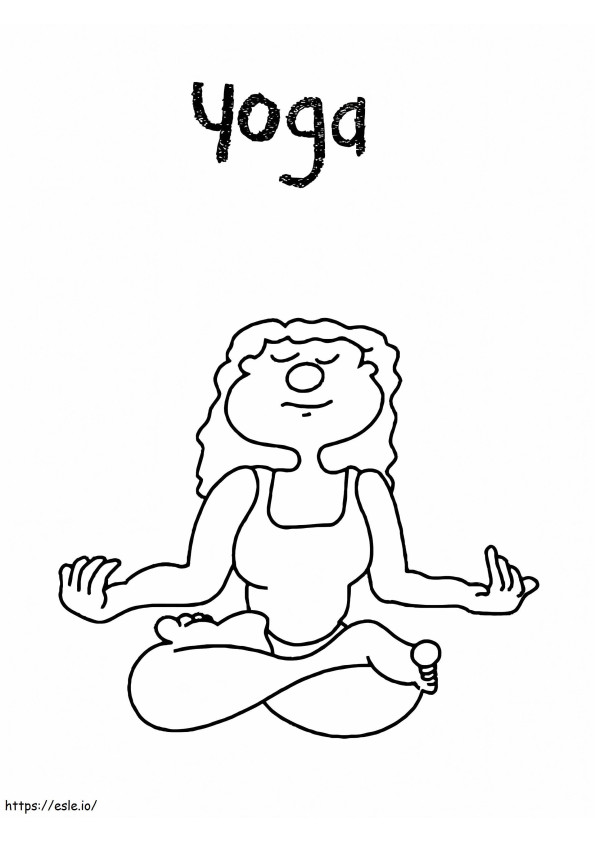 Yoga machen ausmalbilder