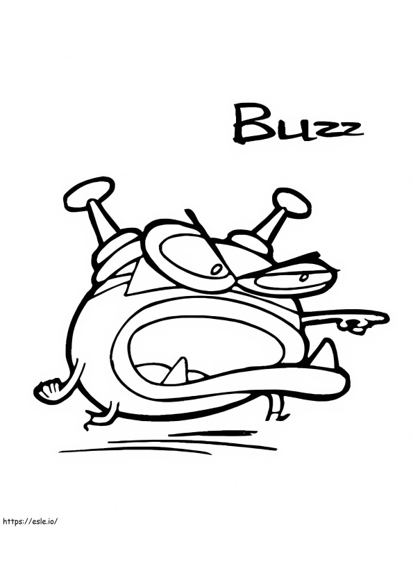 Buzz De Cyberchase coloring page