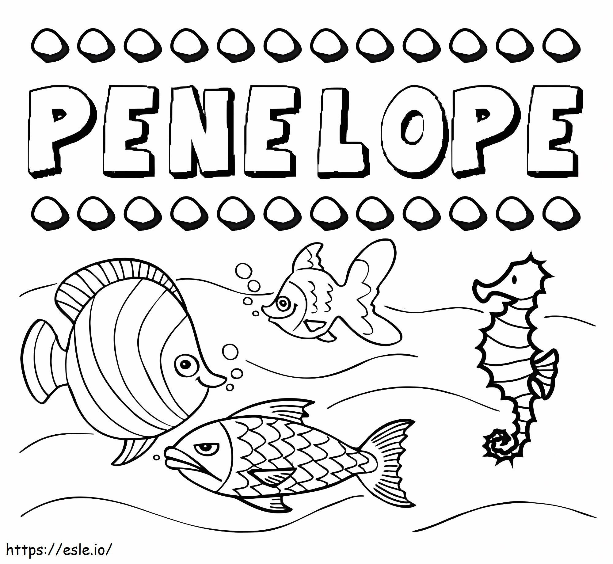 Penelope 1 coloring page