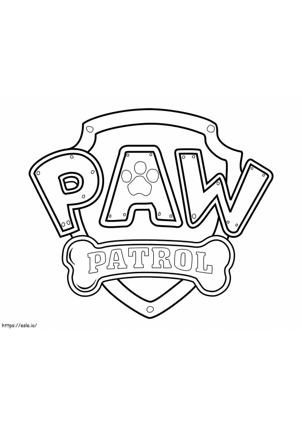Paw Patrol 1 da colorare