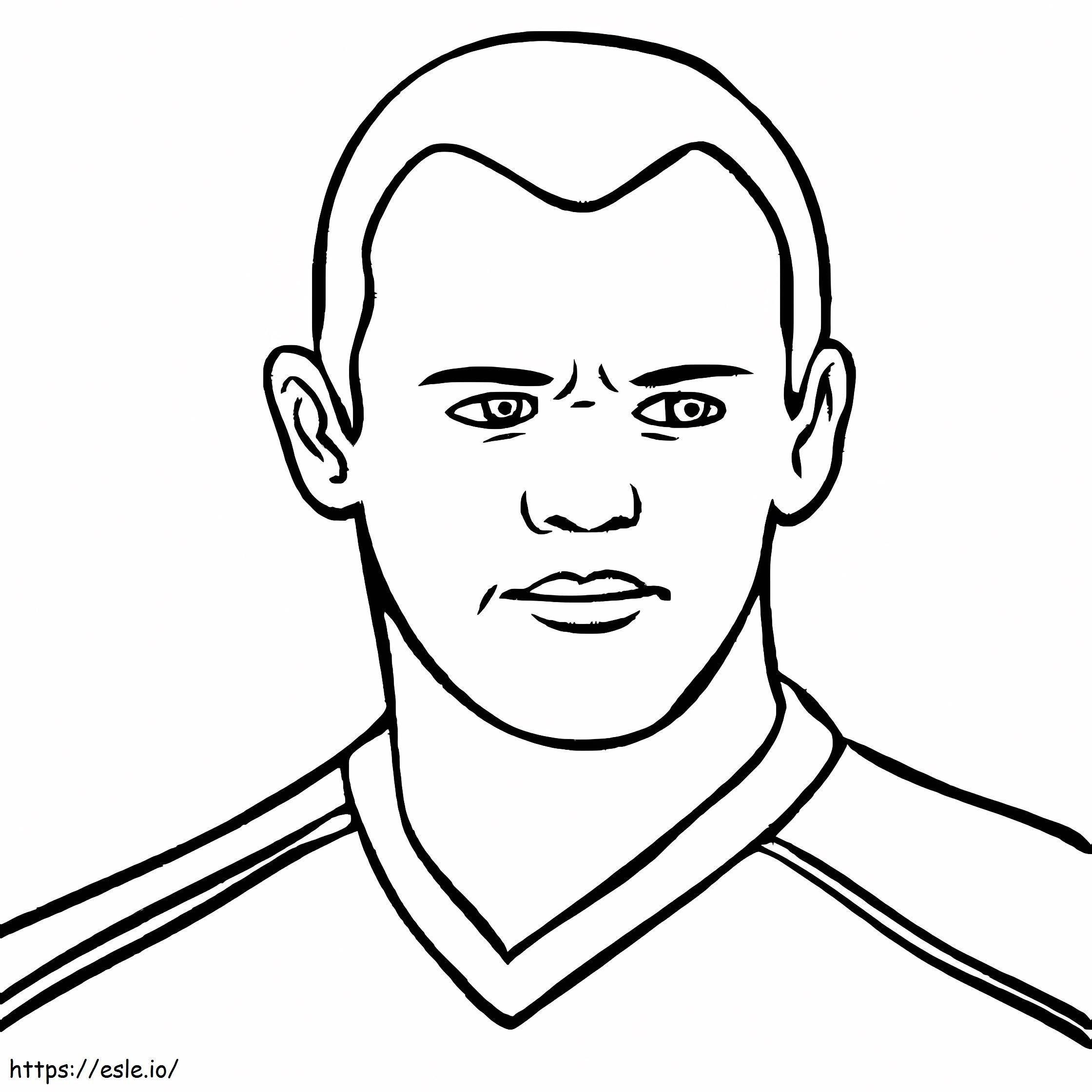 Enfréntate A Wayne Rooney coloring page