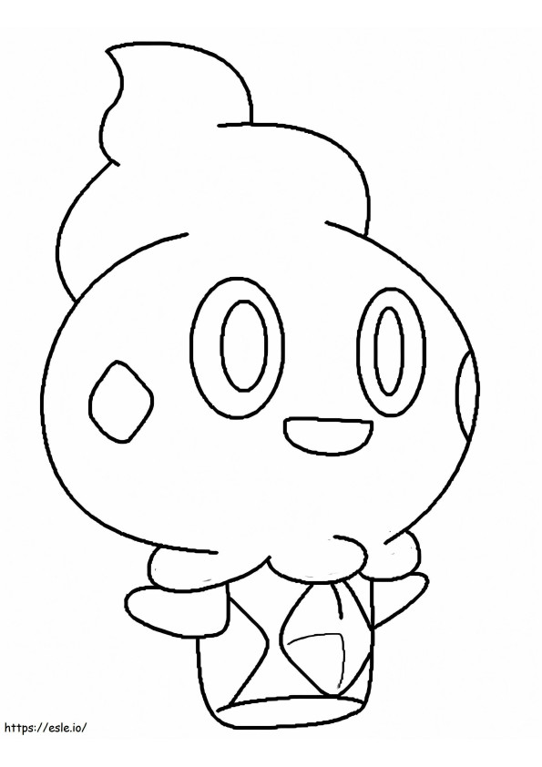 Adorable Vanillite coloring page