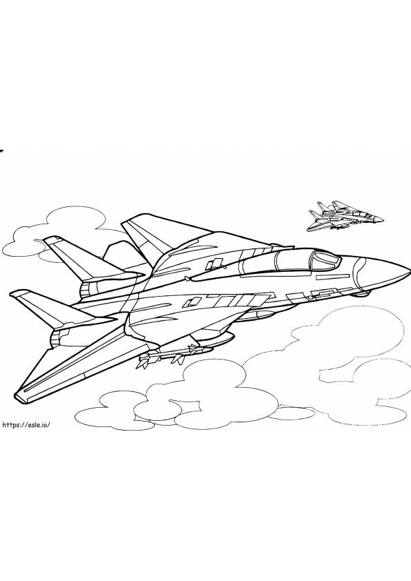 Dois aviões guerreiros