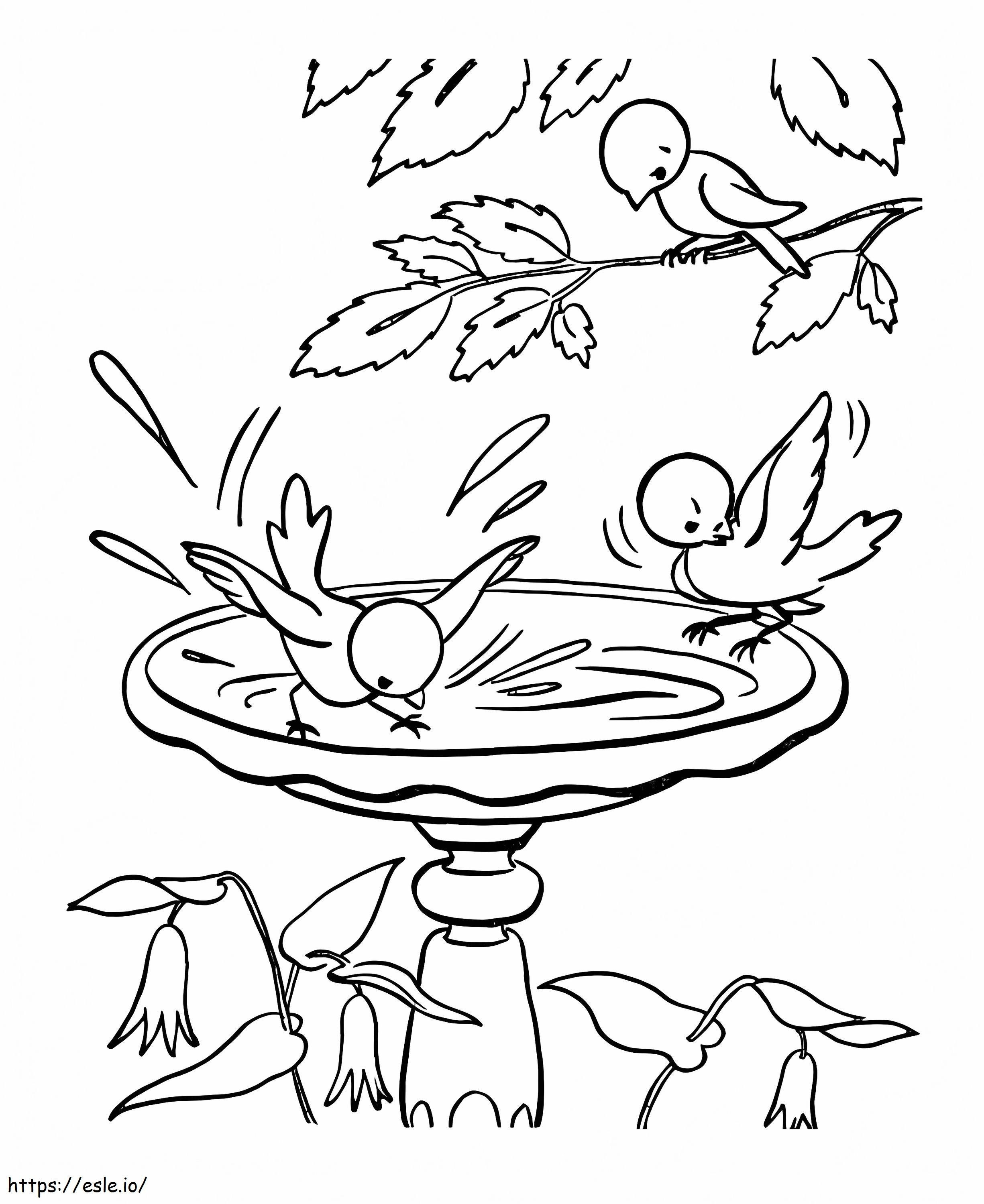 Adorable Spring coloring page
