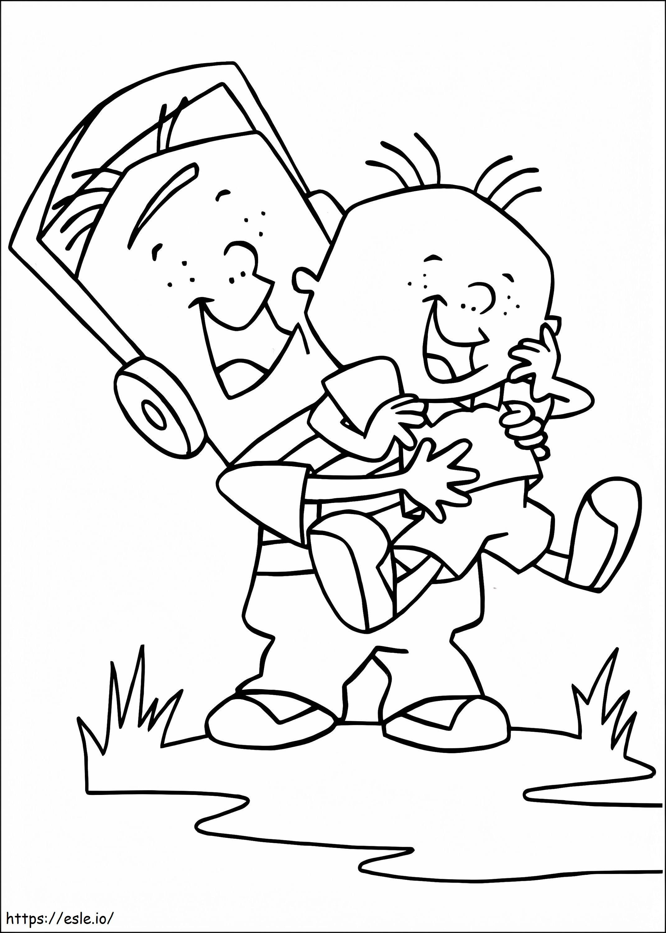 Stanley And Lionel Griff coloring page