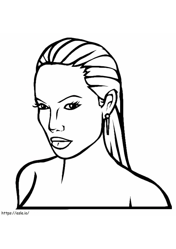 Printable Angelina Jolie