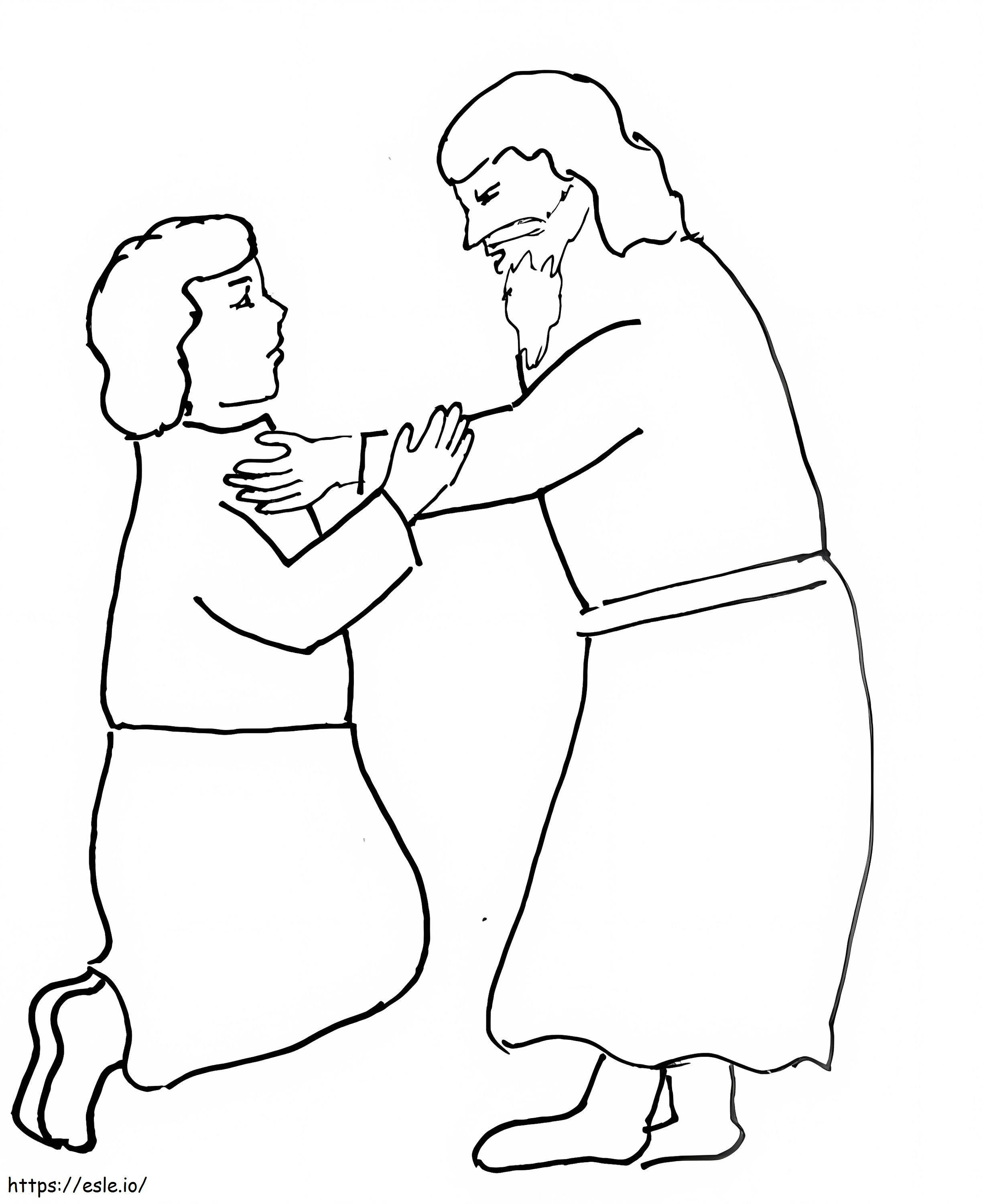 Bible Forgiveness coloring page