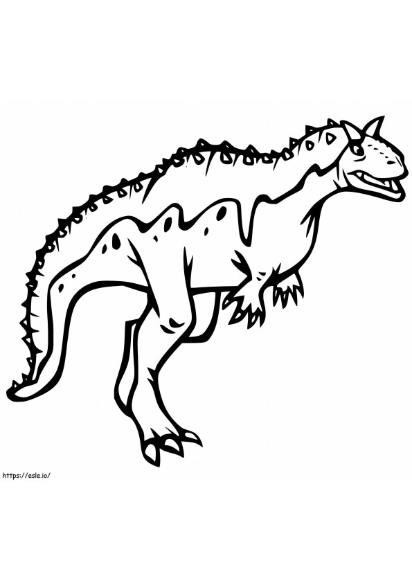 Carnotaurus Nyomtatható kifestő