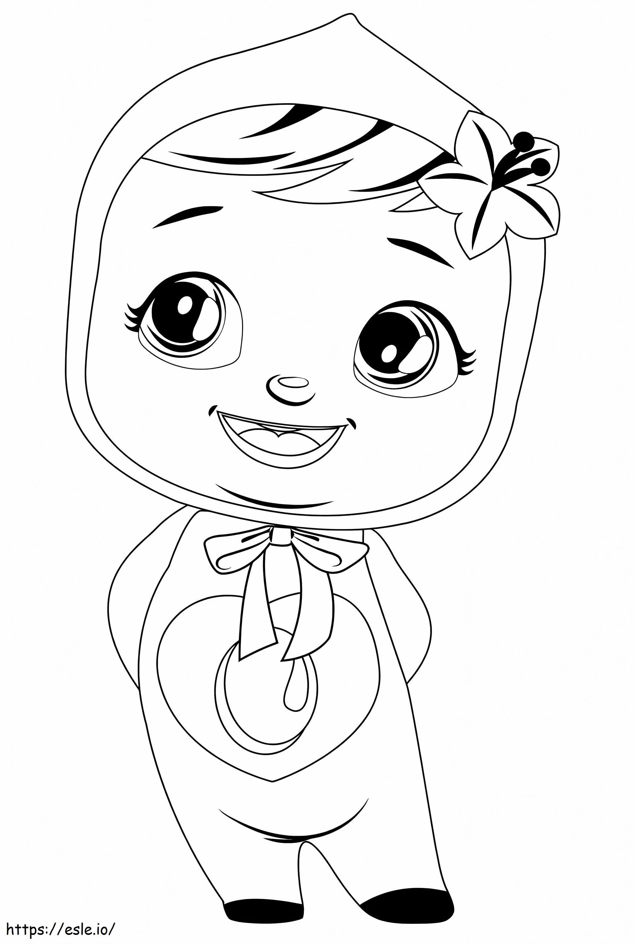 Cute Cry Baby Coloring Pages