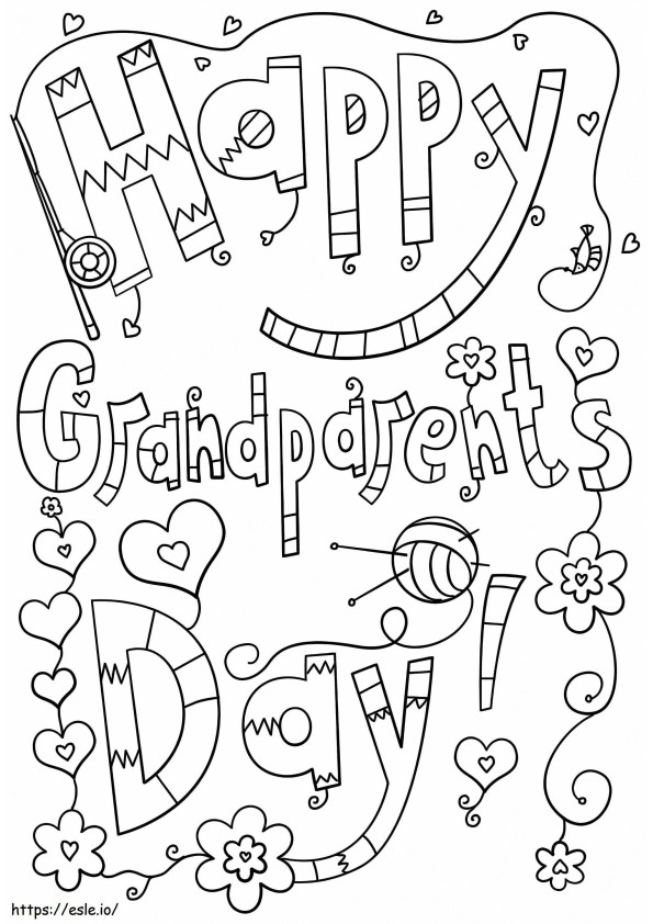 Happy Grandparents Day Doodle