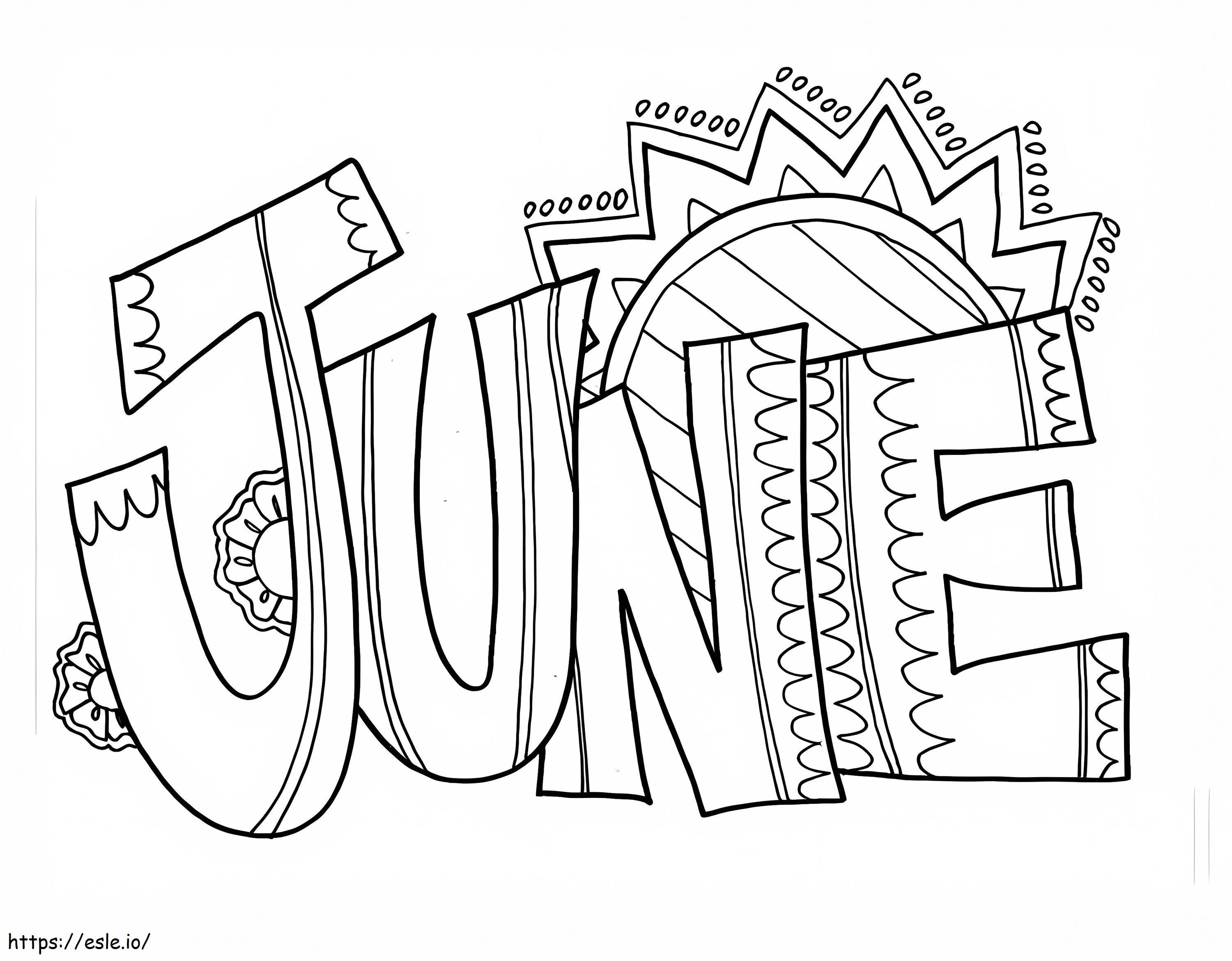 June 2Nd coloring page
