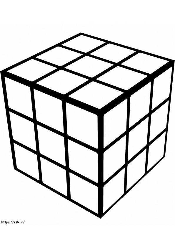 1569686986 Rubik Geometris A4 Gambar Mewarnai