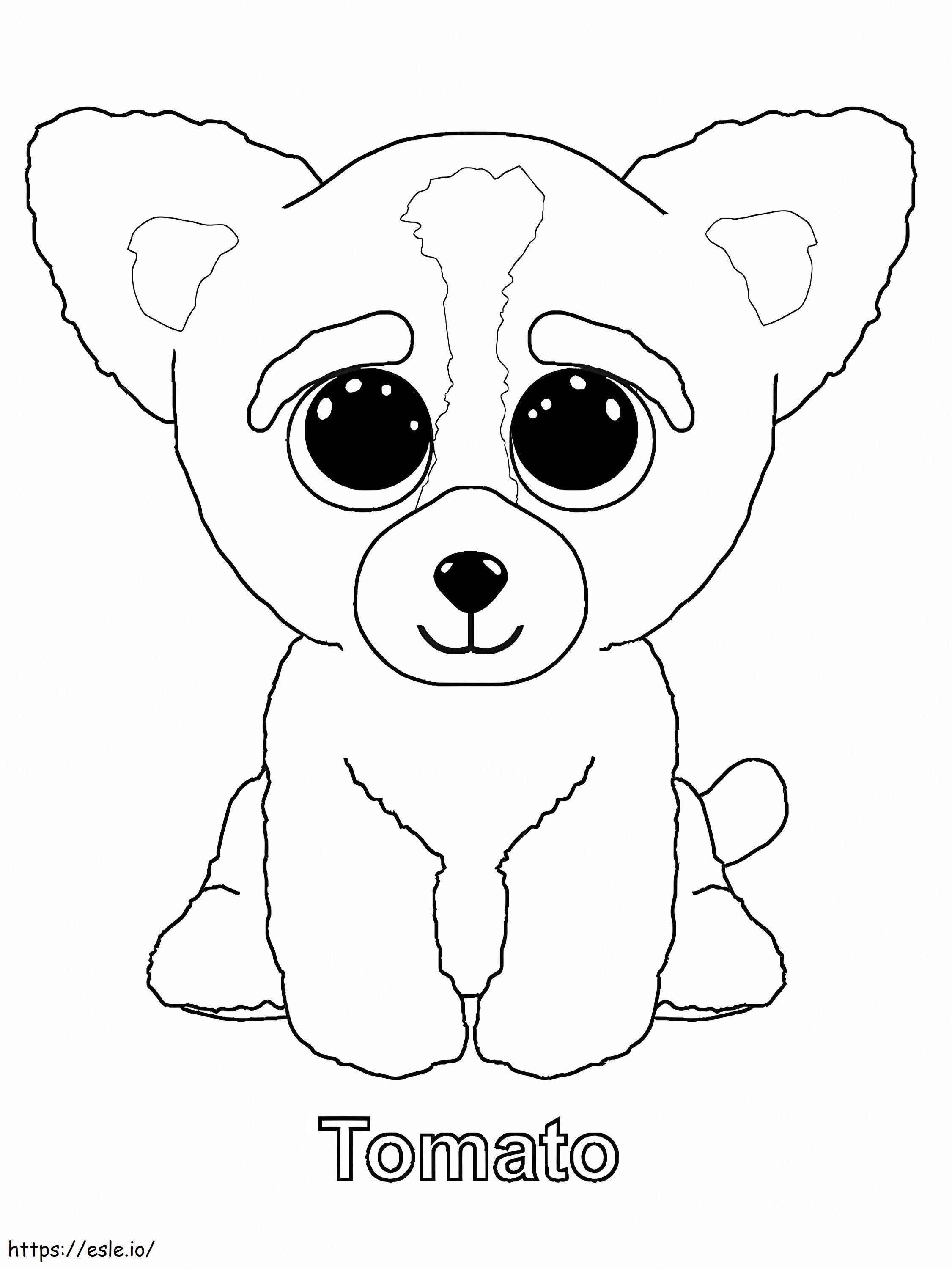 1583894019 Printable Beanie Boo Monkey Only Ty To Print Printables Spike Alligator Where Buy Boos coloring page